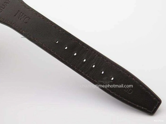 MIROTIME 0216 Pilot Chrono SS IW387808 CF3 ZF 1:1 Best Edition On Brown Leather Strap A Soft 7328